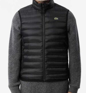 ΑΜΑΝΙΚΟ ΜΠΟΥΦΑΝ LACOSTE ΑΝΔΡΙΚΟ ΜΑΥΡΟ