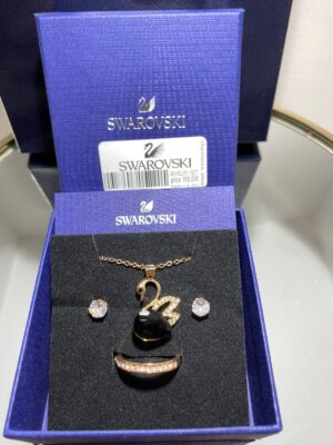 Swarovski®Σετ 4 Τεμαχίων Από Ανοξείδωτο Ατσάλι cod-001