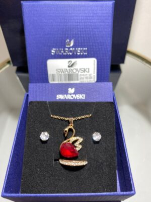 Swarovski®Σετ 4 Τεμαχίων Από Ανοξείδωτο Ατσάλι cod-003