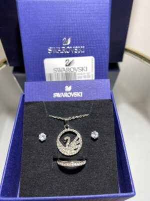 Swarovski®Σετ 4 Τεμαχίων Από Ανοξείδωτο Ατσάλι cod-005