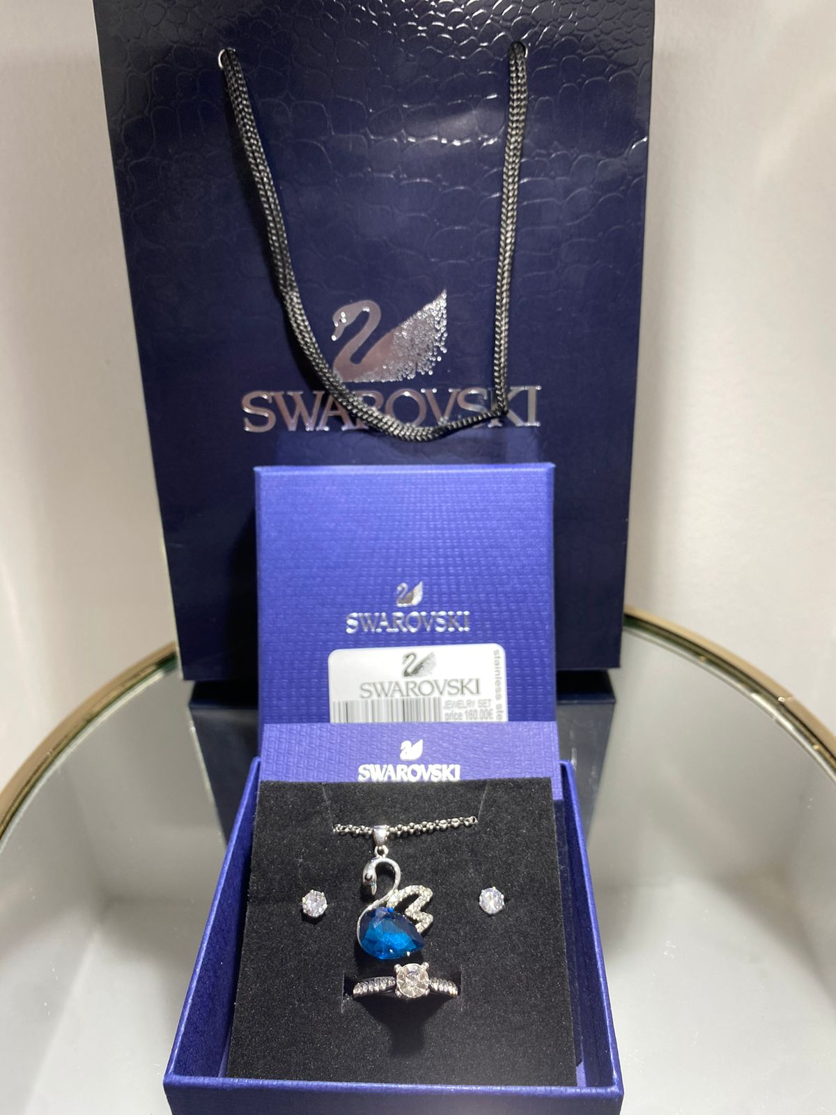 Swarovski®Σετ 4 Τεμαχίων Από Ανοξείδωτο Ατσάλι cod-009 - Image 2